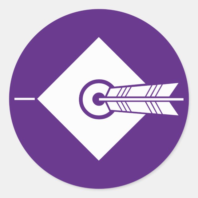 Adesivo Alvos e Rótulos com acerto de seta (Frente)