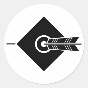 Adesivo Alvos e Rótulos com acerto de seta