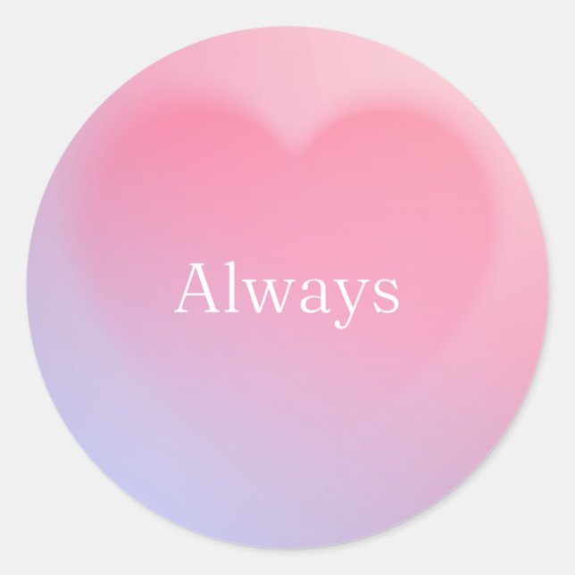 Adesivo "Always" Heart Sticker (Frente)