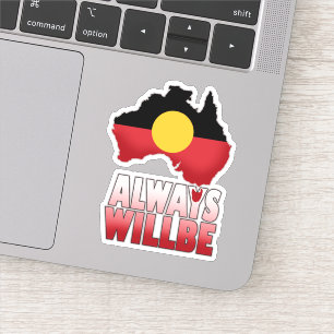 Adesivo Always Will Be aboriginal land, Australia
