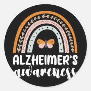Adesivo Alzheimer's Sensibilidade Demência Arco-Íris B