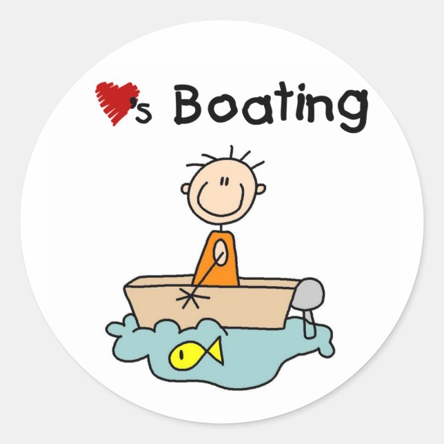 Adesivo Ama Barcos (Frente)