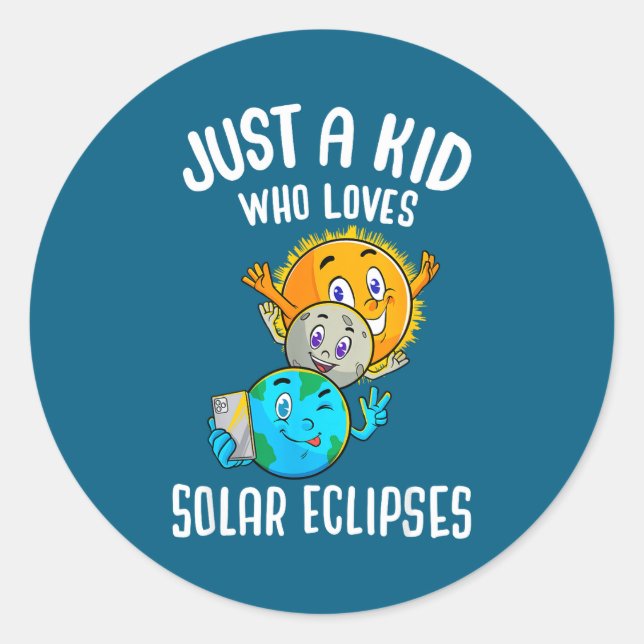 Adesivo Ama Eclipses Solares Sol Lua (Frente)