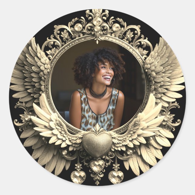 Adesivo Ama Memória Foto Memorial Diamond Look (Frente)