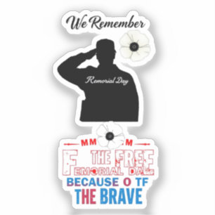 Adesivo ama Memorial Day