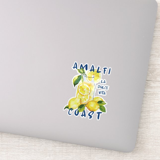 Adesivo Amalfi Coast Sticker – La Dolce Vita Limoncello  (Detalhe)