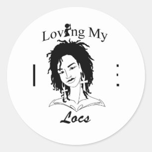 Adesivo Amando meus Locs