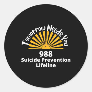 Adesivo Amanhã Precisa De Você - Sensibilização Suicida - 