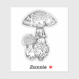 Adesivo Amanita Mushroom Sticker