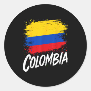 Adesivo Amante da Colômbia Bandeira Colombiana