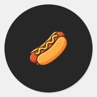 Adesivo Amante de cachorro-quente de bolso de pão salsicha