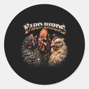 Adesivo Amante de frango de quintal dos anos 80 Heavy-meta