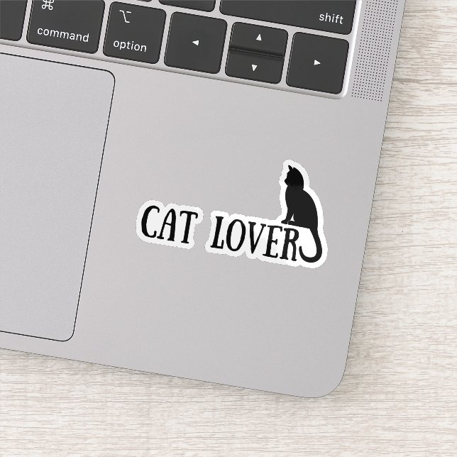 Adesivo Amante de Gatos (Detalhe)
