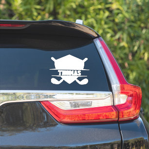 Adesivo Amante de Golfe Personalizado