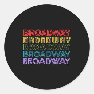 Adesivo Amante de Música Retro da Broadway Teatro Musical