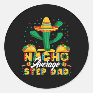 Adesivo Amante de Nachos de Pai Postiço Não Médio Cinco De