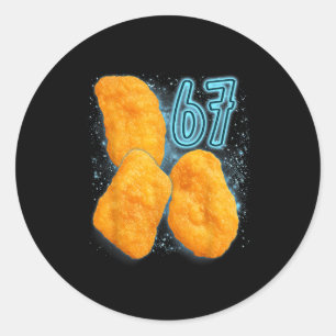 Adesivo Amante de Nugget de Frango 67 Meme Seis Sete Frang