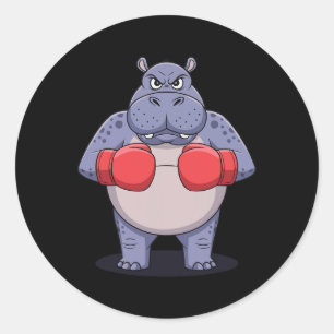 Adesivo Amante de os animais Boxing Match Sport Fighting B