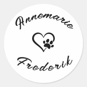 Adesivo Amante de os animais de cães