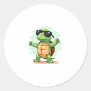 Adesivo Amante de os animais De Tartaruga Do Mar Dabbing S