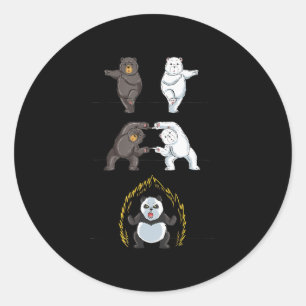 Adesivo Amante de os animais Engraçado do Urso Polar de P