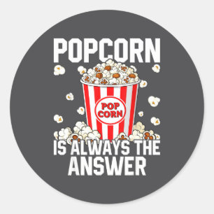 Adesivo Amante de Pipoca Corn Pop Fantasia de Pipoca Vibra