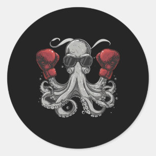Adesivo Amante de polvo de boxeador Oceano Criatura Marinh