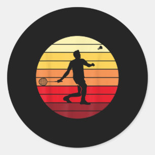Adesivo Amante do Jogador de Badminton Raquete Esporte Vol