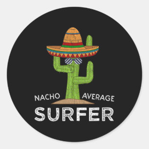 Adesivo Amante do Surf Divertido Humor Dizendo Surfistas E