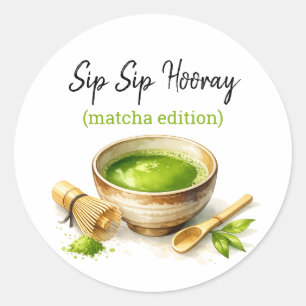 Adesivo Amante Japonês de Matcha - Matcha Divertido Chá Ve
