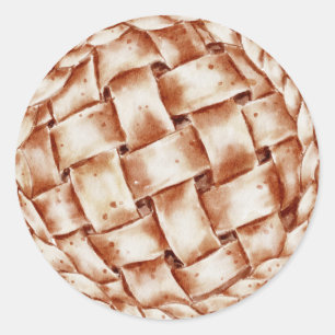 Adesivo amantes bonitinhos de torta de maçã