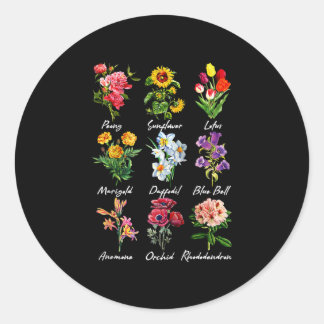 Adesivo amantes de flores - plantas naturais botânicas