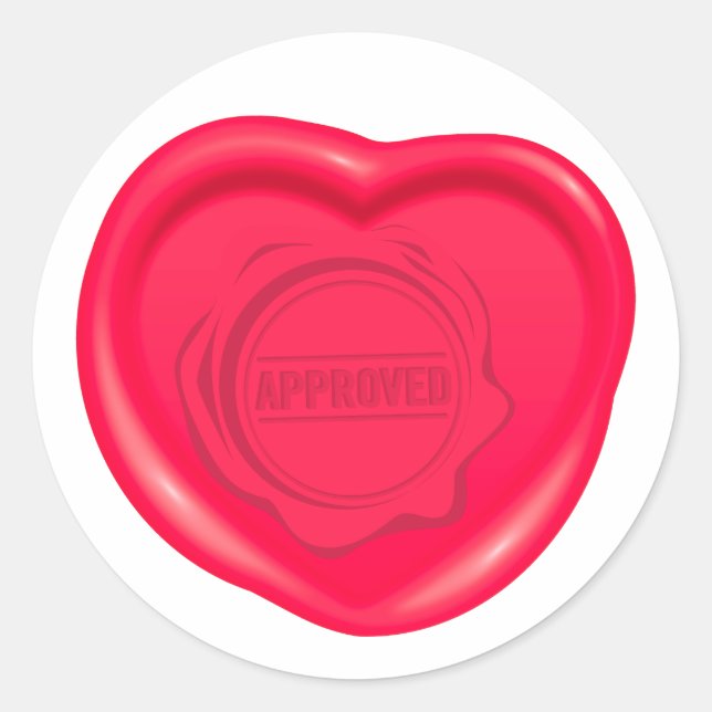 Adesivo Amantes de selo de cera (Frente)