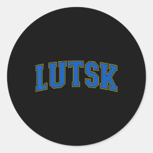 Adesivo Amantes Lutsk Ucrânia Patriótico Orgulhoso Lutsk U