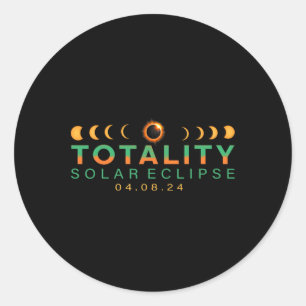 Adesivo Amantes! Total Eclipse Solar 2024 Totalidade 04.08