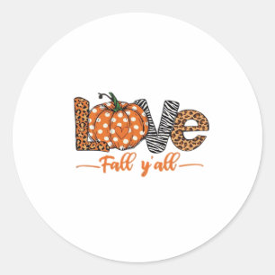 Adesivo AMAR Cair Vocês Todos Imprimem Pumpkin Trendy Aut