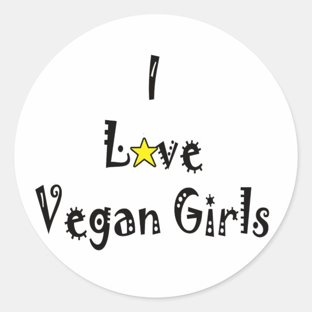 Adesivo Amar Vegans Stickers (Frente)