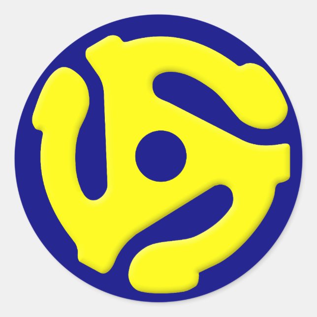 Adesivo Amarelo a 45 RPM (Frente)