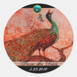 Adesivo AMARELO AMARELO AMARELO PEACOCK - Amarino azul-ala