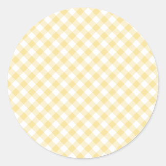 Adesivo Amarelo Canário Xadrez Retro
