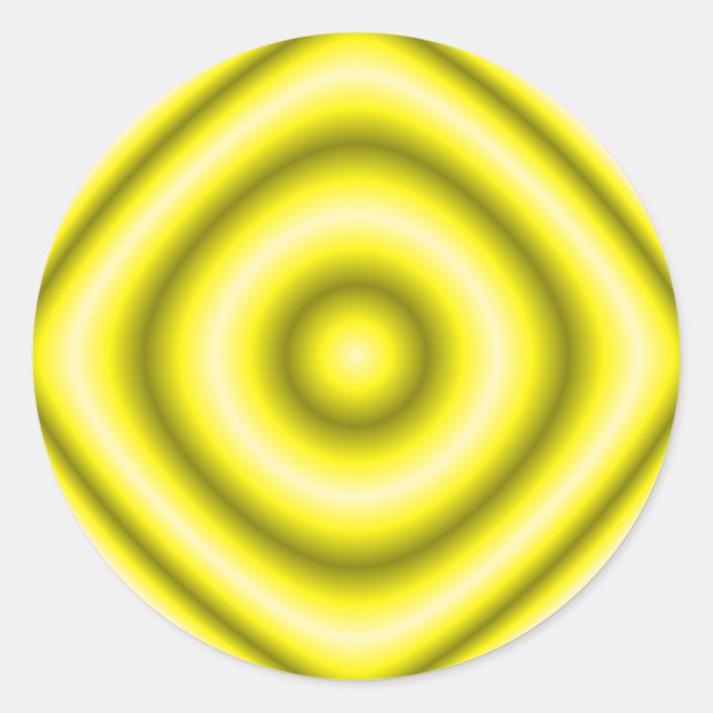 Adesivo amarelo do círculo (Frente)