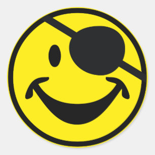 Adesivo Amarelo-pirata + seu traseiro. & ideias