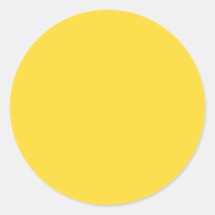 Adesivo Amarelo Sol Cor Sólida   Clássico Elegante