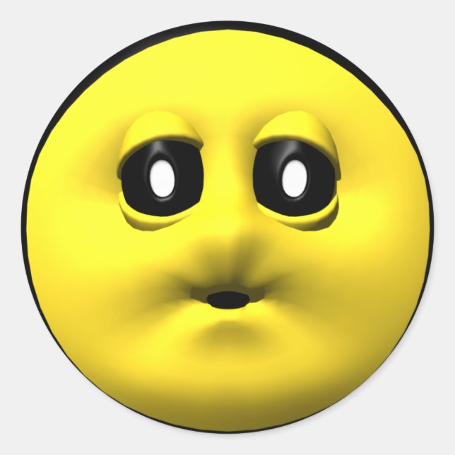 Adesivo Amarelo soprando beijo (Frente)