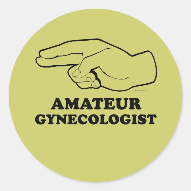 ADESIVO AMATEUR GYNECOLOGIST (Frente)