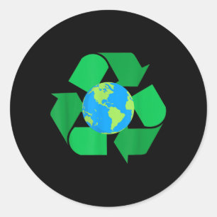 Adesivo Ambiente de Proteção Climática do Planeta reciclag