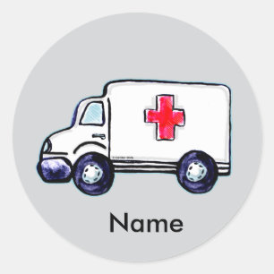 Adesivo Ambulância Clássica