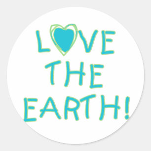 Adesivo Ame a terra ambiental