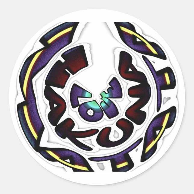 Adesivo Ame Hakuna Matata adoráveis presentes (Frente)