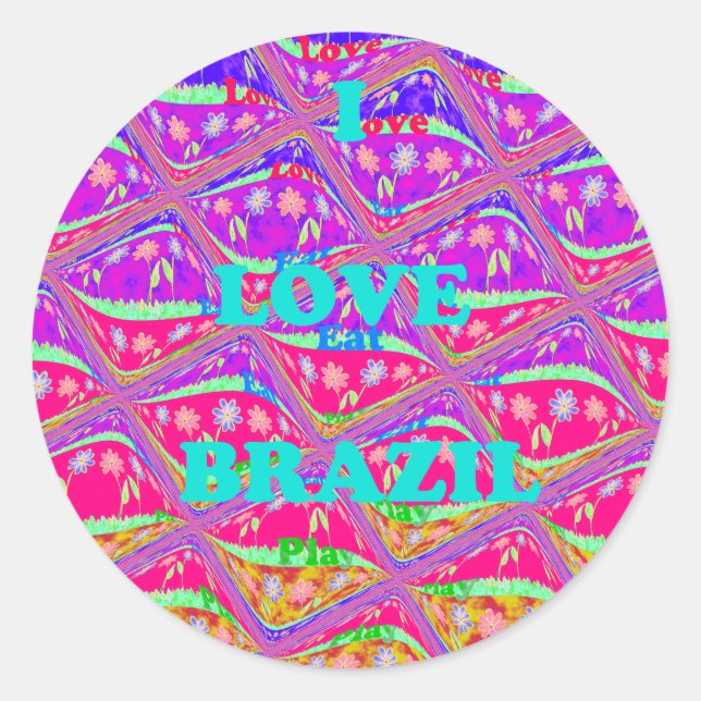 Adesivo Ame o Brasil.png (Frente)